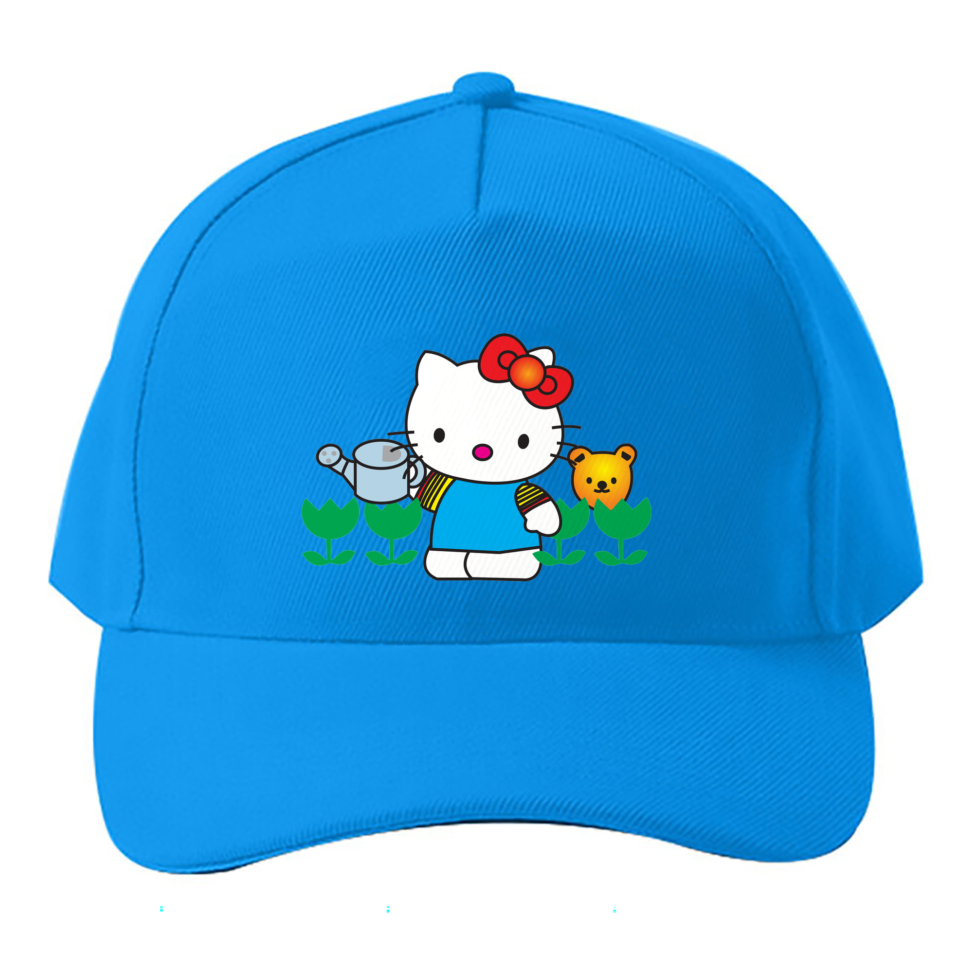（画像用） Hello Kitty ハローキティ ベースボールキャップ 綿100％ 男女兼用 帽子 スポーツ